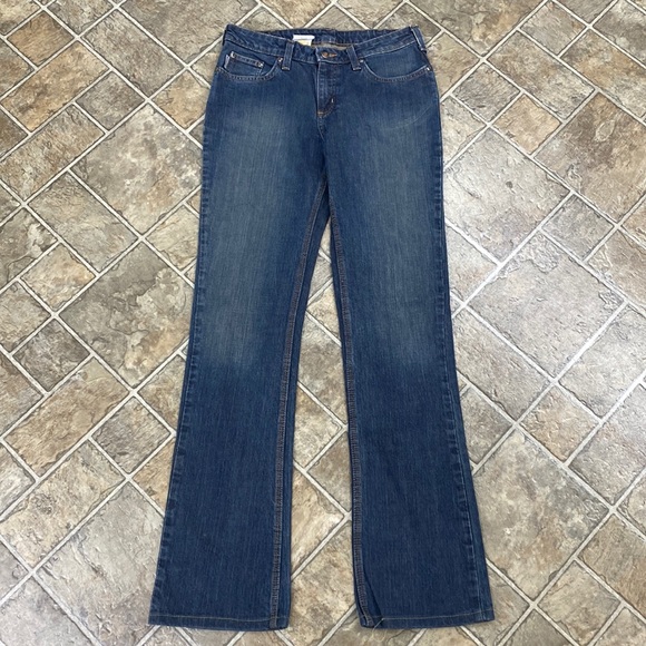 Carhartt Traditional Fit Bootcut Jeans, Med Blue Wash - Picture 1 of 11
